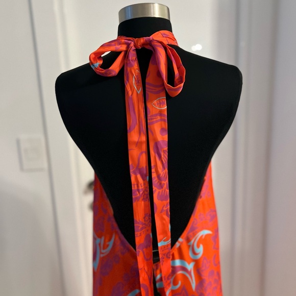 PINKO Motif-Print Halterneck Dress - Picture 8 of 13